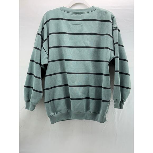 Vintage Women's poetic Adobe Flatts, large seafoam colored sweatshirt  - Picture 2 of 9